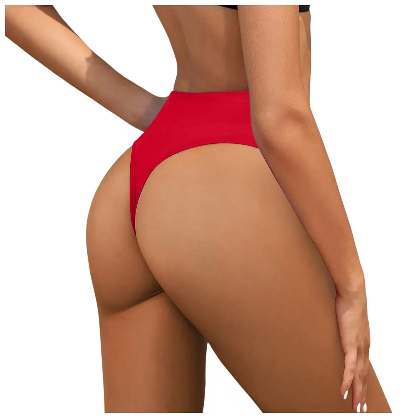Bikini Bottoms For Women High Waist Swimsuit Sexy Swim Briefs Summer Beach Shorts For Swimwear Bathing Suit Bikini Beachwear