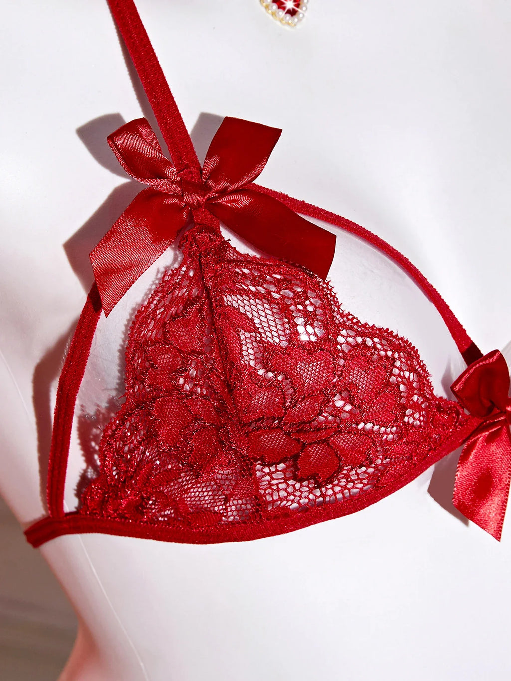 Sexi French Lace Bra And Panty Set Perspective Sex Erotic Costumes Lingerie Set Underwear Babydoll Dress Sexy Lingerie For Women