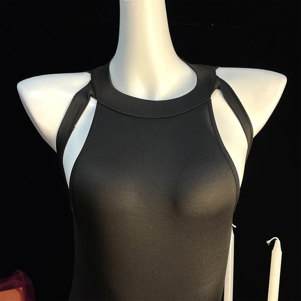 Sexy Nightdress Woman Lingerie For Sex Open Crotch Backless Hot Porn One-piece Bodysuit Erotic Costume Babydoll Dress Underwear