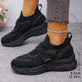 Shiny Crystal White Platform Sneakers Women Comfort Knitted Breathable Walking Shoes Woman Casual Non-Slip Sport Shoes Ladies