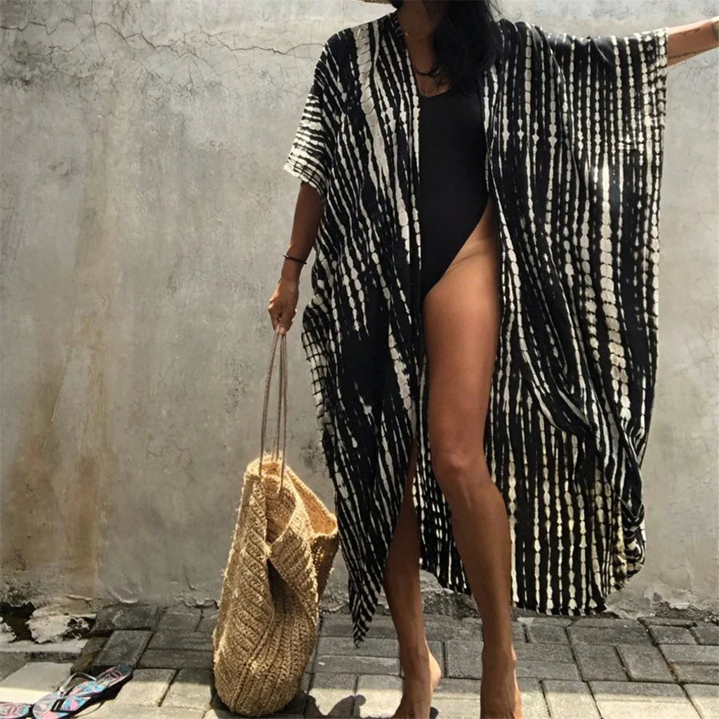 17 Colors Leopard Printed Colorful With Belt Tunic Cover-ups Beach Dress Beach Wear Beachwear Female Women Beach Cover Up V4510L