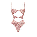 Bandeau Cut-out Swimsuit Women One Piece Swimwear With Headscarf Luxury Lady Bathing Suit Fashion Mujer Beachwear Female Outfit