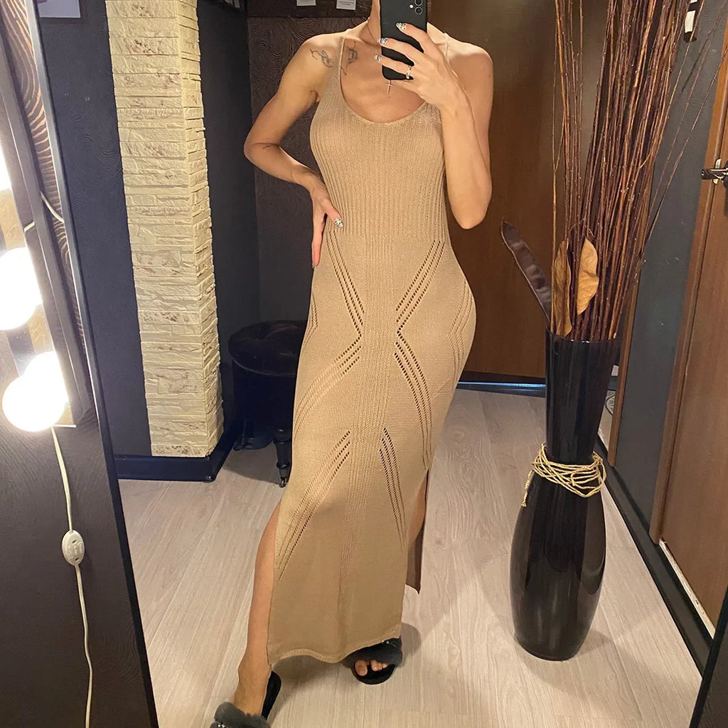 Sexy Hollow Out Crochet Knitted Tunic Beach Cover Up Cover-ups Beach Dress Beach Wear Beachwear Female Women Long Dress V4531