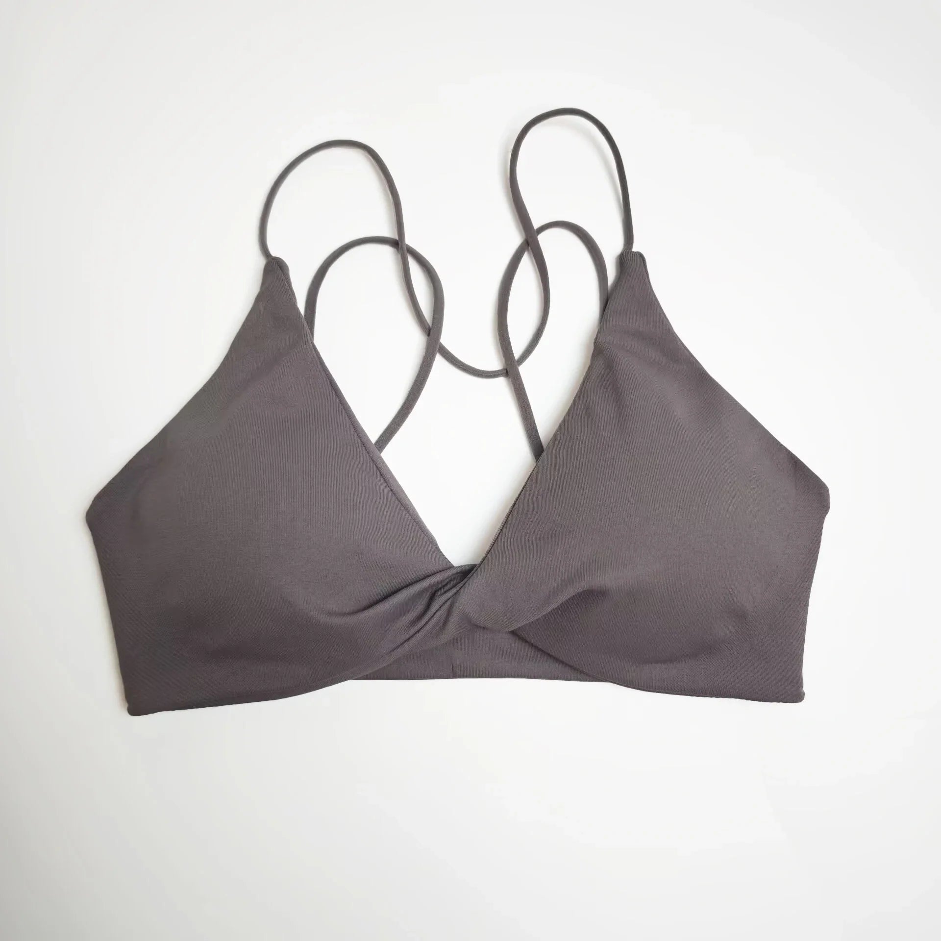 NCLAGEN Vision Twist Front Sports Bra High Support Push-up Gym Underwear Cross Thin Strap Workout Fitness Running Sexy Yoga Top