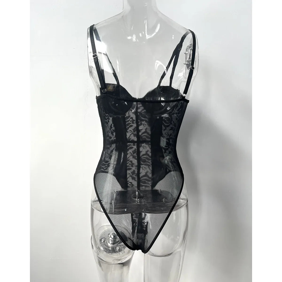 Sexy Lace Bodysuit for Women Bodies Elegant Women's Top 2025 New Summer Solid Bodycon Ribbed Bodysuits