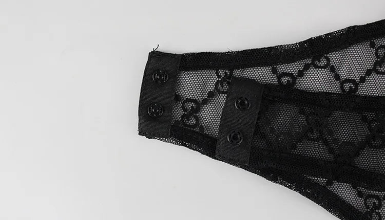 Ahagaga Sexy Club Women's Bodysuits Solid See Through Skinny Camisole Blackless Slim Fit V-Neck Mesh Sleeveless Streetwear Tops