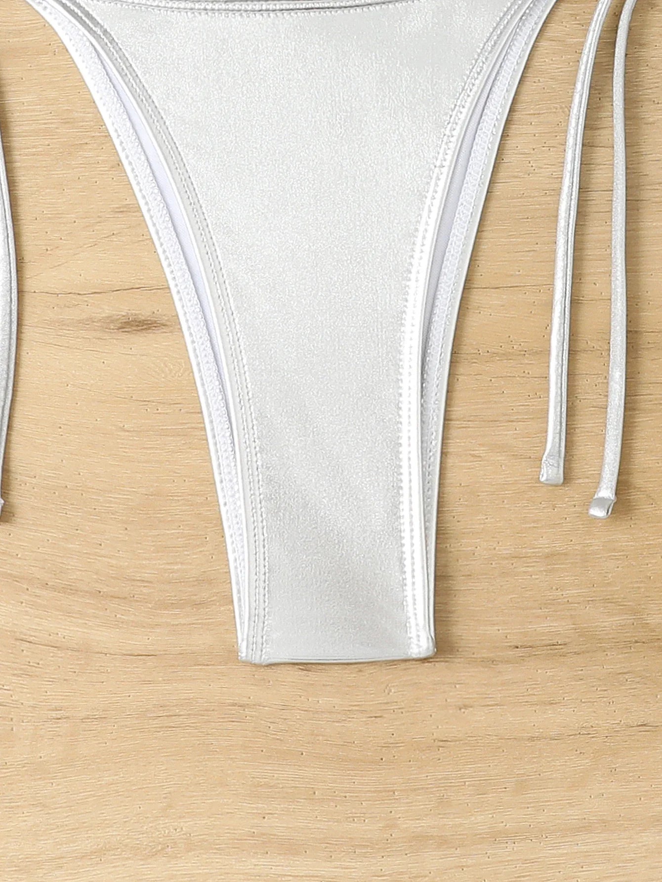2026 Triangle String Bikini Large Plus Size Swimsuit Women Solid Halter Swimwear Female Sexy Bathers Bathing Swimming Swim Suit