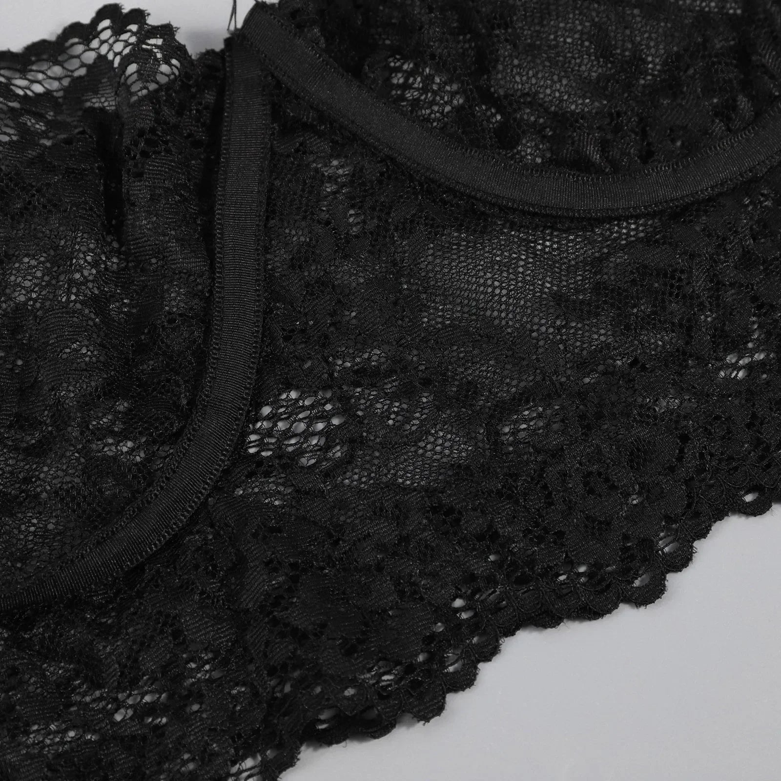 Porn Women Sexy Lingerie Lace Underwear Halter Bodysuit Garter Intimate Erotic Babydolls Sex Costumes Bra Set