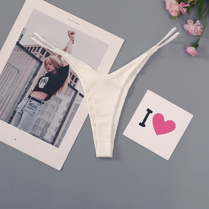 Cotton G String Thong Women Panties Sexy Briefs T-back Underwear Low Waist Seamless Femlae Lingerie Size S-XL