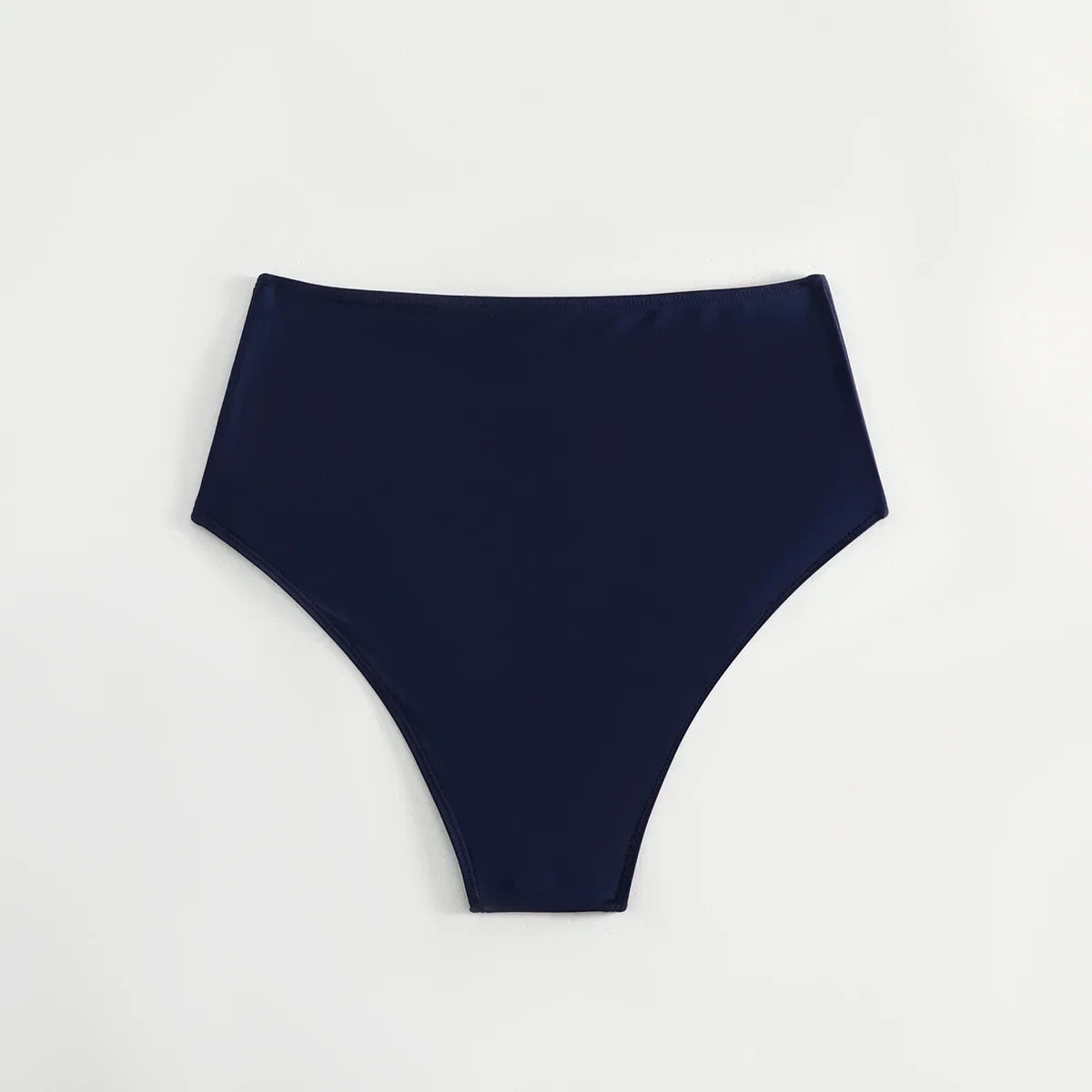 2026 Summer New Women Bikini Swimming Trunks,Solid Color Black Sexy High Waist High Elasticity Bottoms,Beach Swimwear Briefs