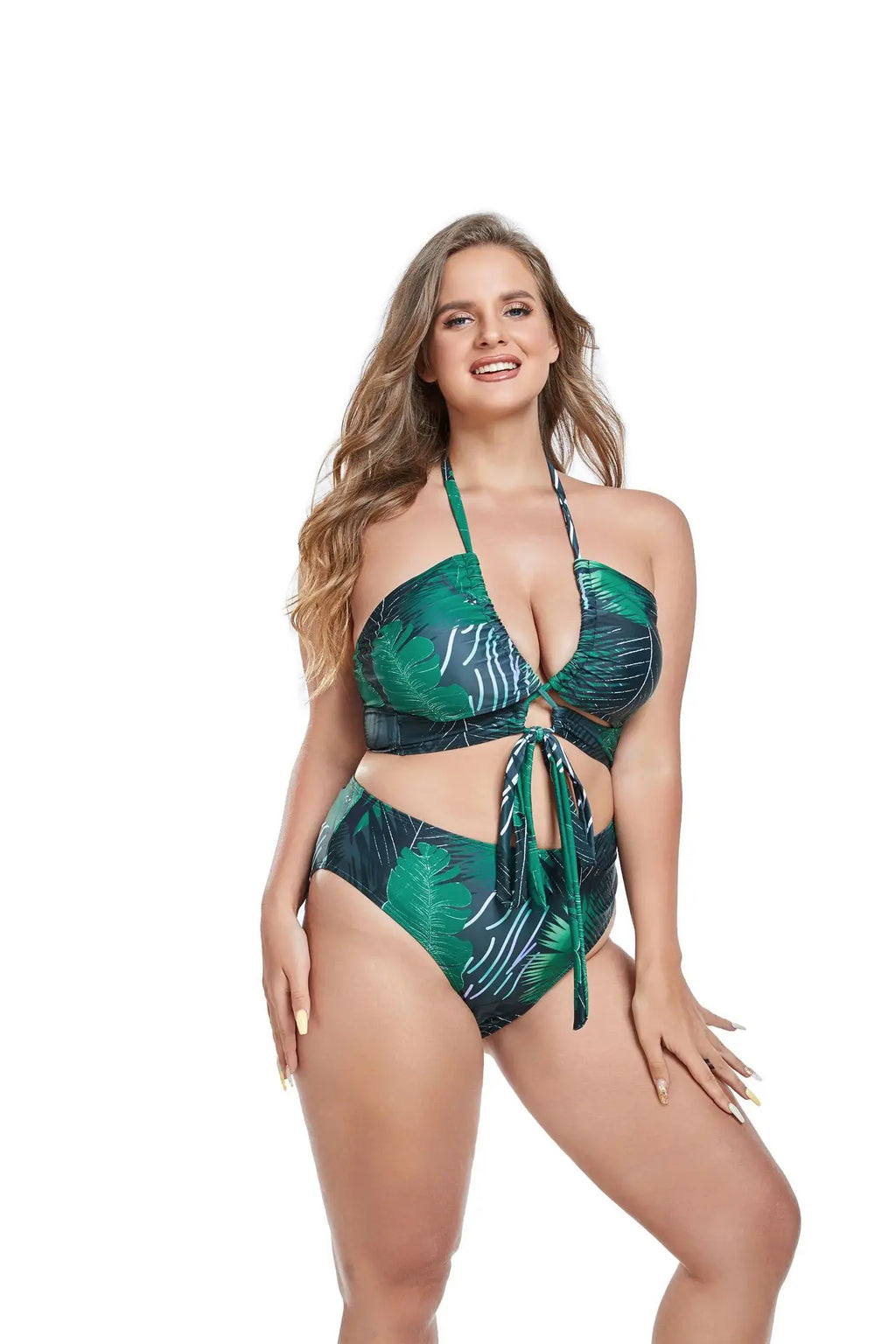 Oversize Bikini Set for Women 2026 Red Leopard Print Criss Cross Push Up Mesh Skirt 3 Piece Swimsuit Beach Bathing Suit Swimwear