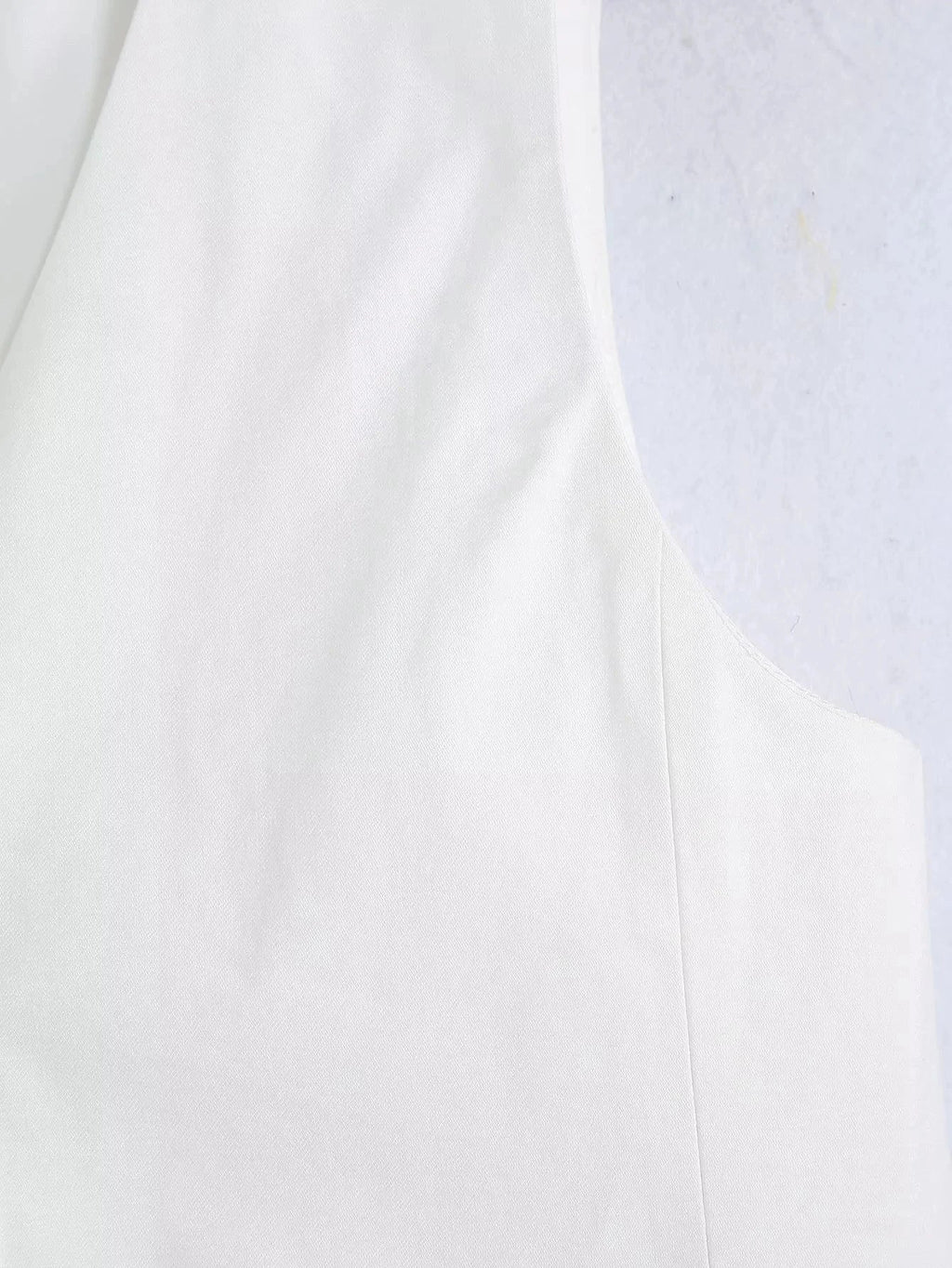 Foridol White Cotton Linen Long Pants Set Sleeveless Vest Pants Suit Office Lay Autumn Summer Wide Leg Casual Fashion Set Outfit