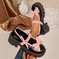 Women's Lolita Style Platform Mary Janes, Winter Autumn Comfortable Versatile Shoes for Tea Party