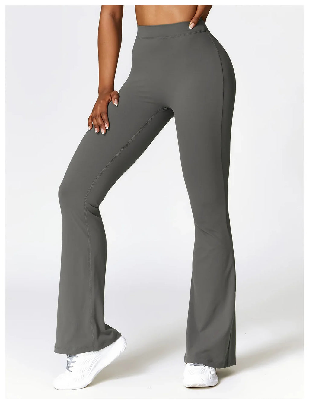 Sexy Sports Leggings Women V Back Scrunch Flares Leggings High Waist Yoga Flares Pants Push Up Gym Leggings Women Yoga Clothes
