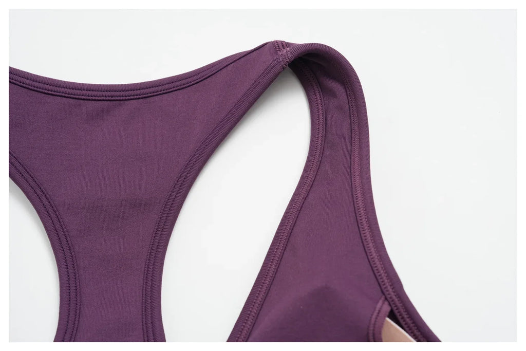 Seamless Gym Yoga Sets Women Breathable I-shaped Shock-absorbing Slim Sports Tank Top High Waist Shorts Training Fitness Suit