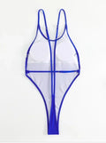 Extreme Mini Micro String Cross Backless Women Monokini Swimwear One Piece Swimsuit Female High Cut Bathing Suit Swim Beachwear