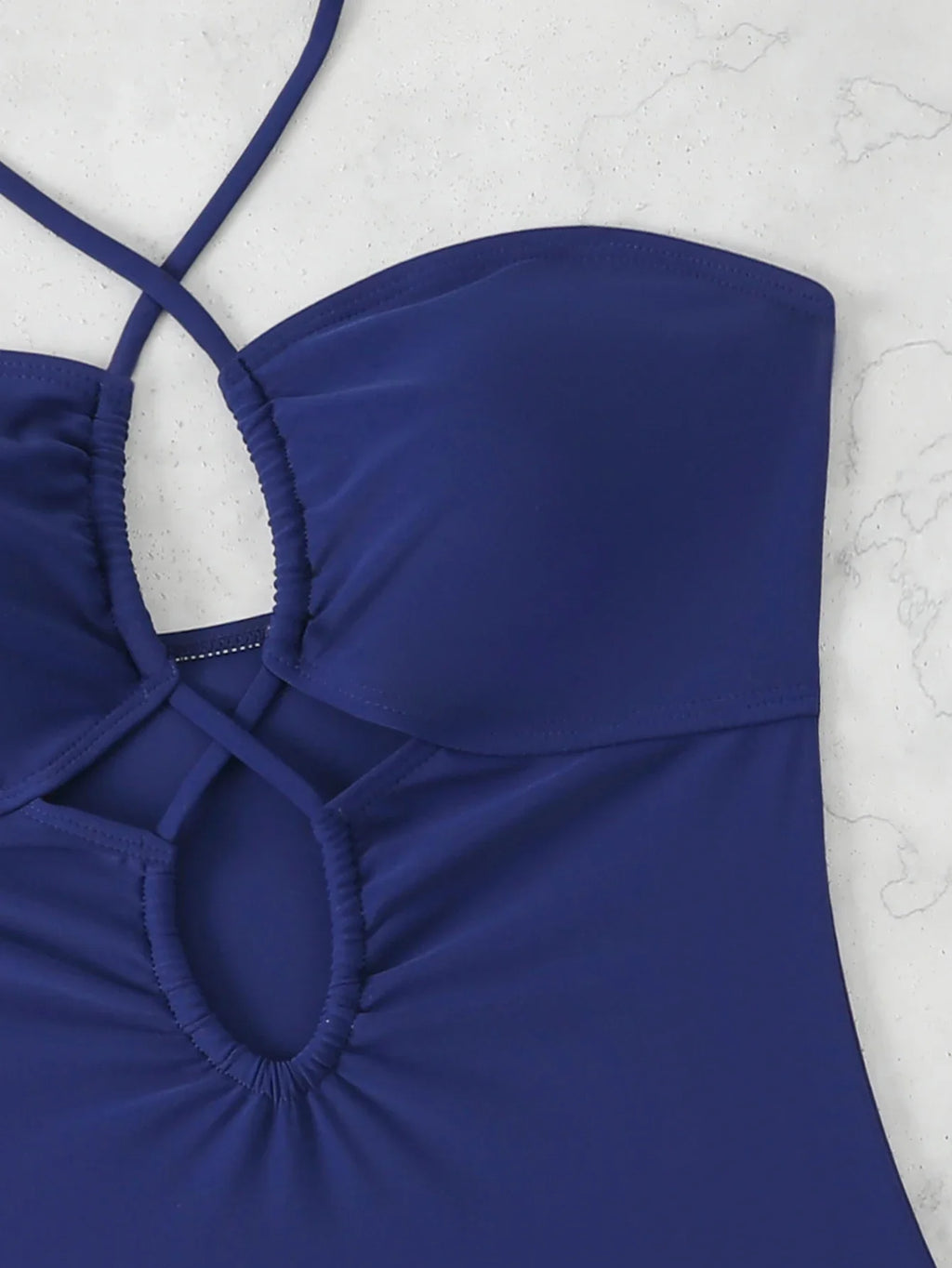 2026 Halter Swimsuit One Piece Solid Hollow Swimwear Women Sexy Bathers Bathing Swimming Swim Suit Female Beachwear
