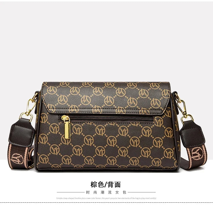 New Fashion Luxury Brand Women's Shoulder Bag High Quality Lady Crossbody Bag Round Women's Wallet Waterproof Women's Handbags