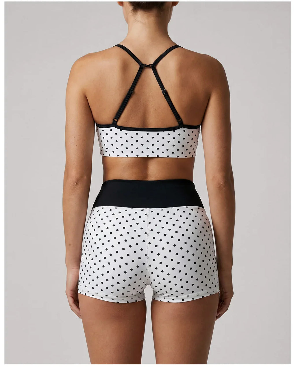 Summer Pink Wave Point Yoga Sets for Women Slim Sports Tank Top Gym Outfits Outerwear High Waist Shorts Training Fitness Suits