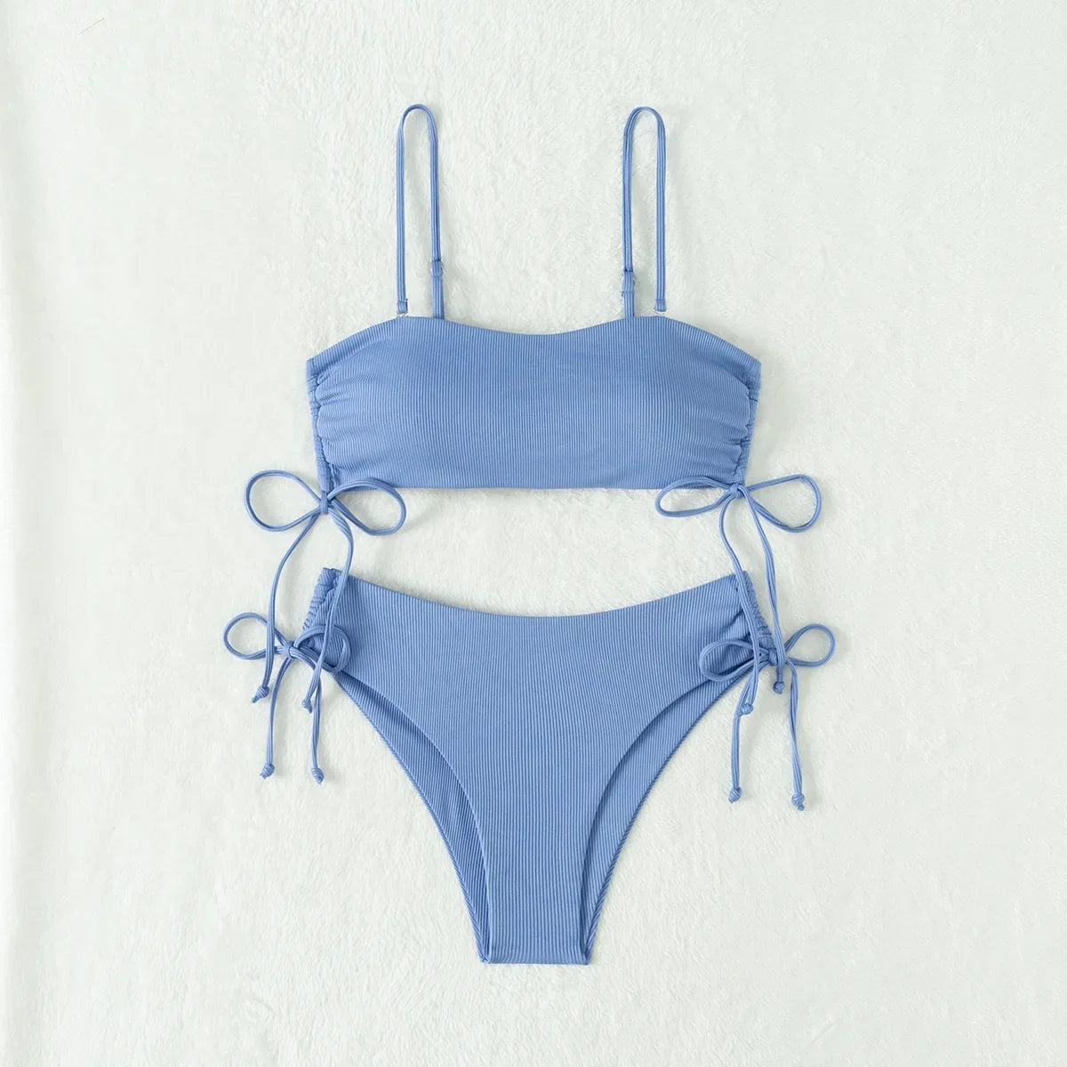 Sexy Bandeau Bikinis 2025 Women Brazilian Swimwear Female Swimsuit Two Pieces Bikini Set Bather Bathing Suits Girls Beach Wear