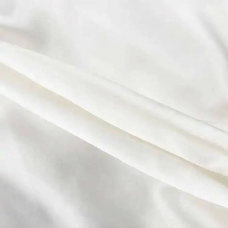 Elegant Female Casual Satin Mini Skirt Women Korean Fashion High Waist A-line Vintage White Balloon Skirt Sweet Women NTJ8