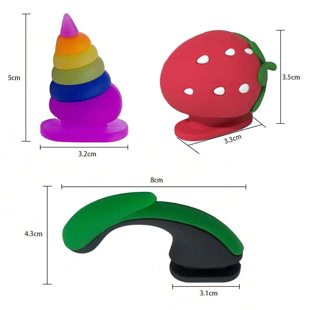 Summer Ice Cream Shark Slippers for Couples Cute Anti-Slip Thick Sole Indoor Bathroom Slides Men Women Beach Street Sandals