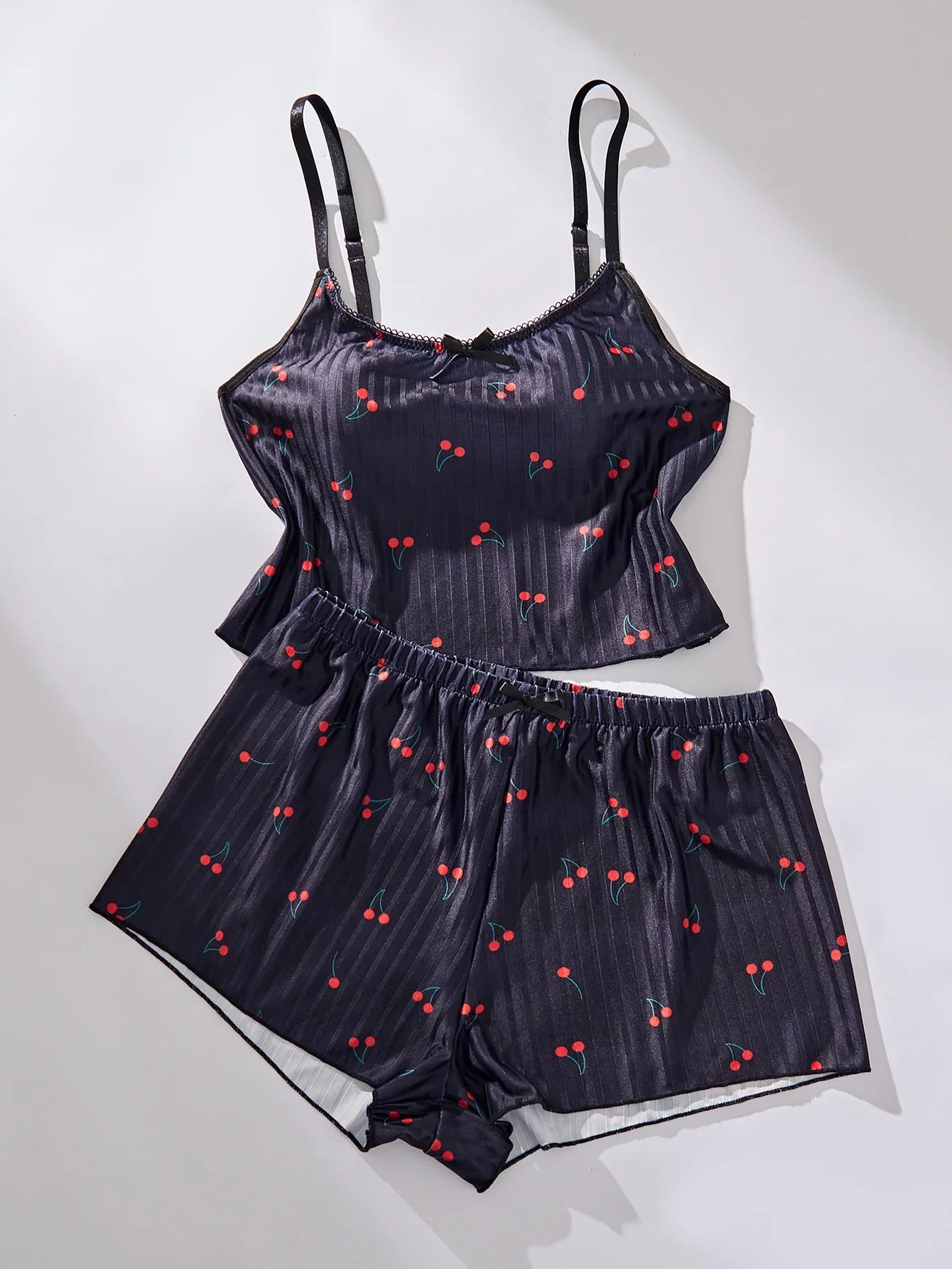 Ladies Sleepwear Set Strap Top And Short Pants Home Clothes Comfortable Soft Material Women's Nightgown Outfit