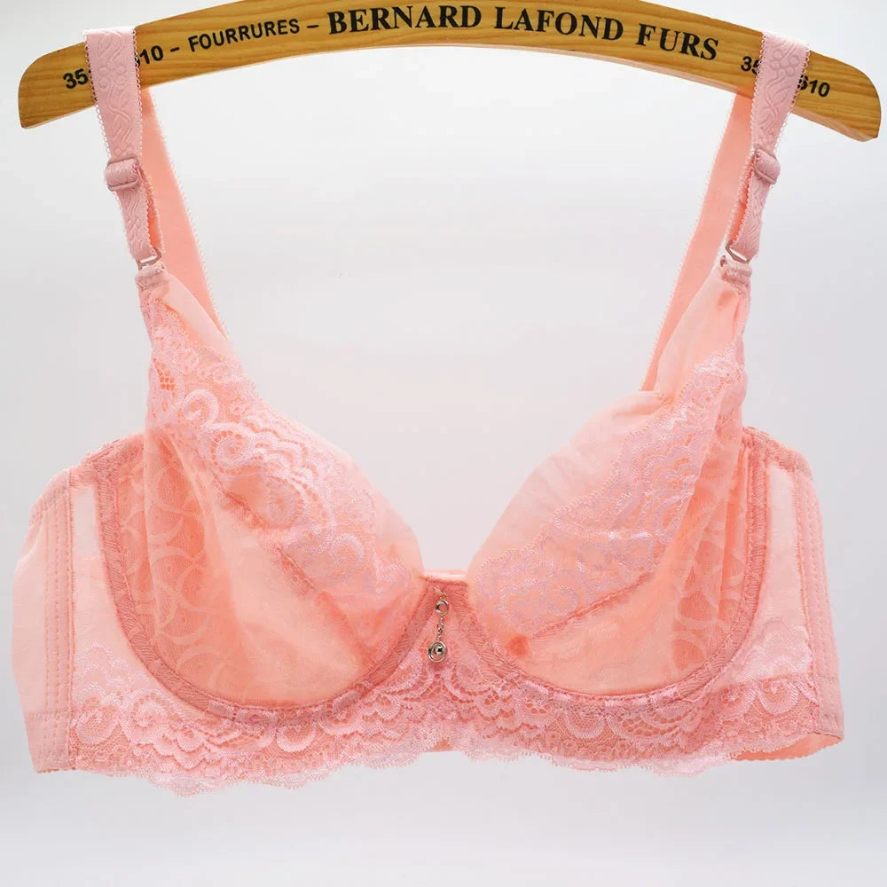 Bras For Women Underwear Lace Sheer Sexy Lingerie Tops Deep V Sexy Bra Big Plus Size Brassiere