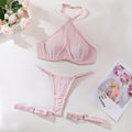 Erotic See Through Bra Sets Thong Women Intimate Sexy Lingerie Bra Panties Sets Sex Outfit Temptation Nightdress