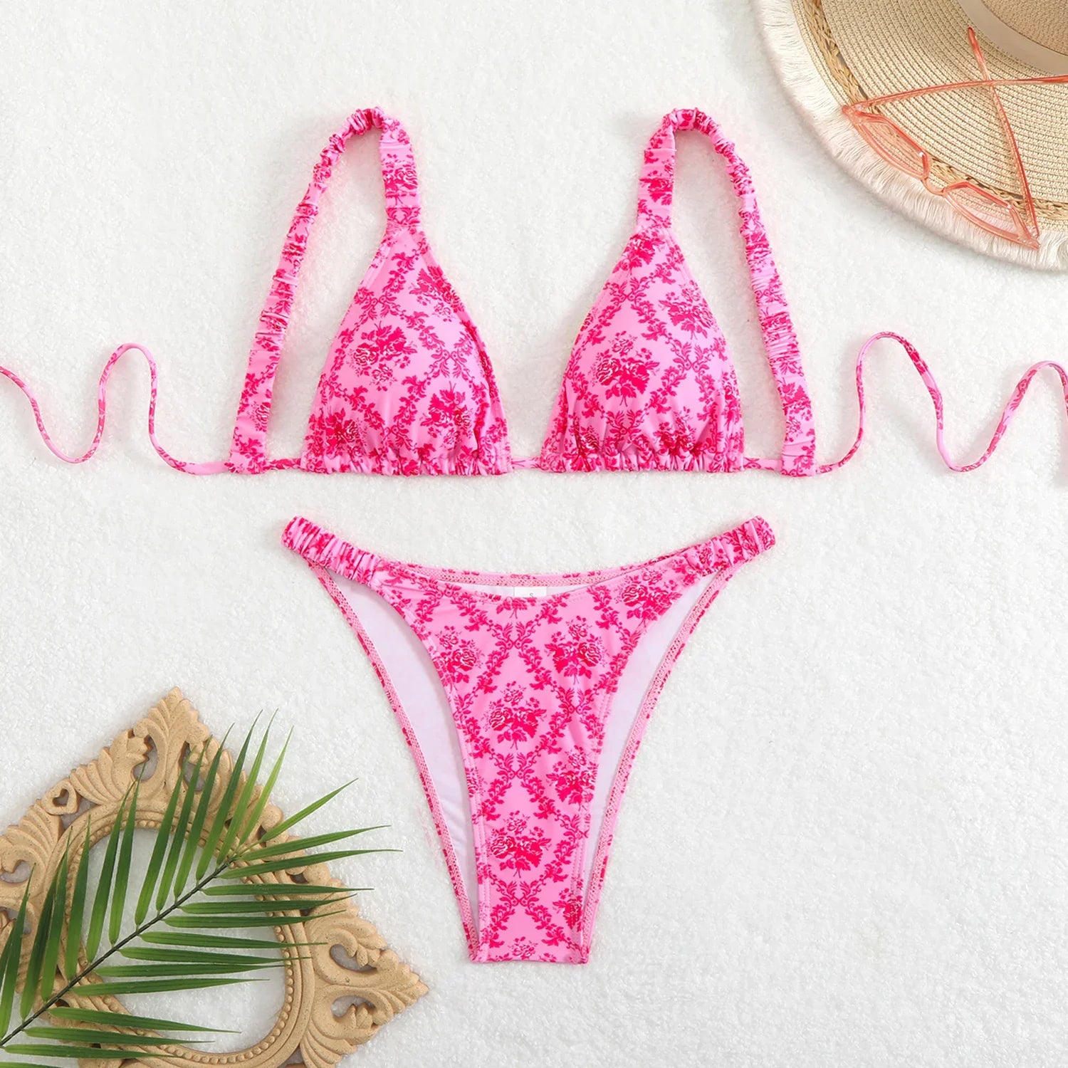2026 Triangle Strappy Bikini Women Sexy Swimwear Female Brazilian Swimsuit Bathers Bathing Swimming Swim Suit Beachwear Summer
