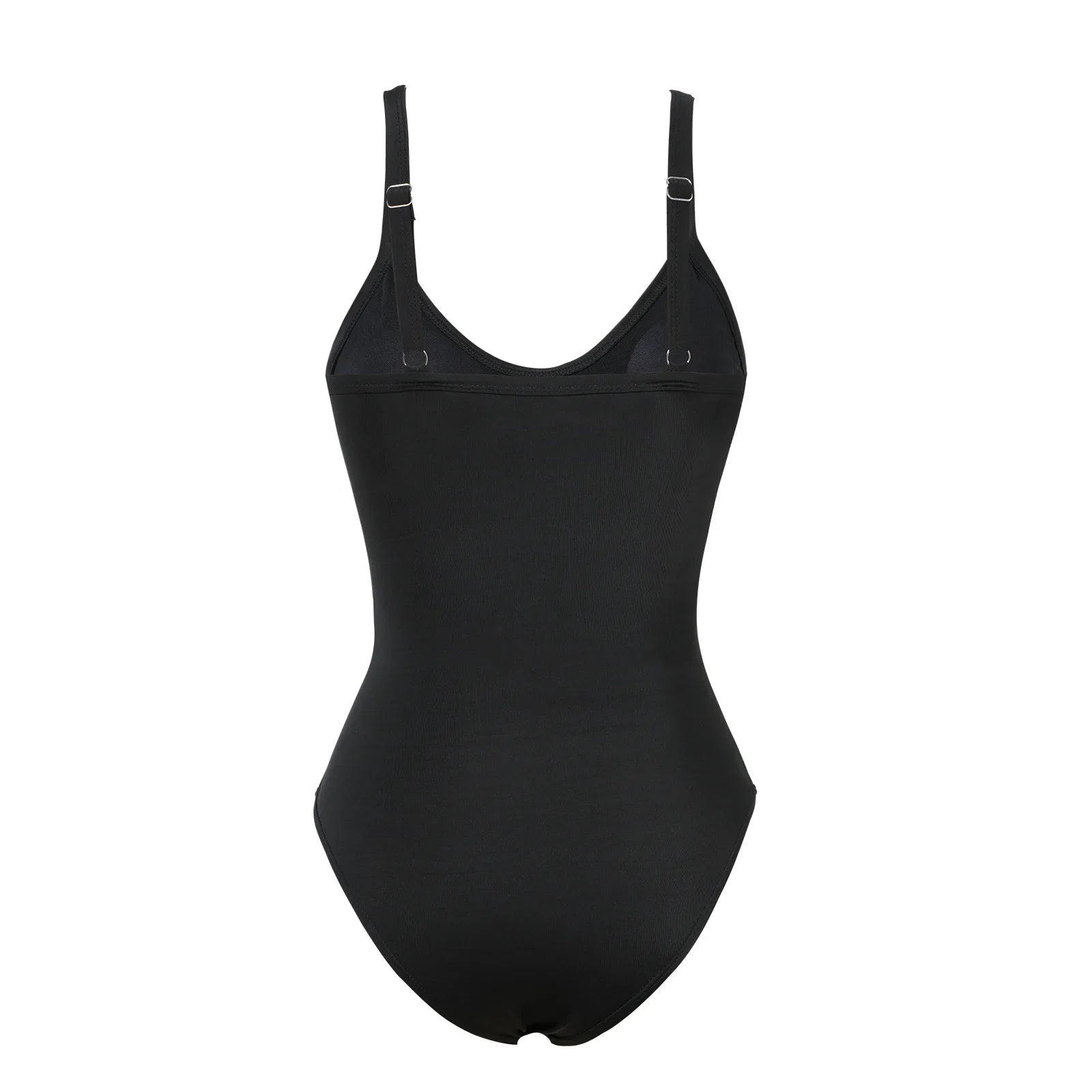 Vintage Black Tie Dye Gradient Swimwear Women 2026 V Neck Drawstring Slim Tummy Control One Piece Swimsuit Bathing Suit Monokini