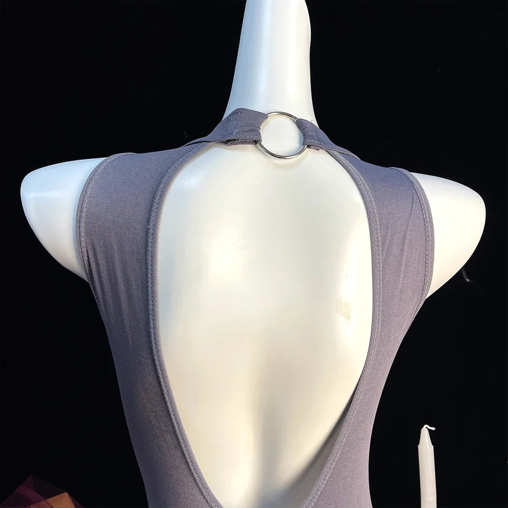 Sexy Nightdress Woman Lingerie For Sex Open Crotch Backless Hot Porn One-piece Bodysuit Erotic Costume Babydoll Dress Underwear