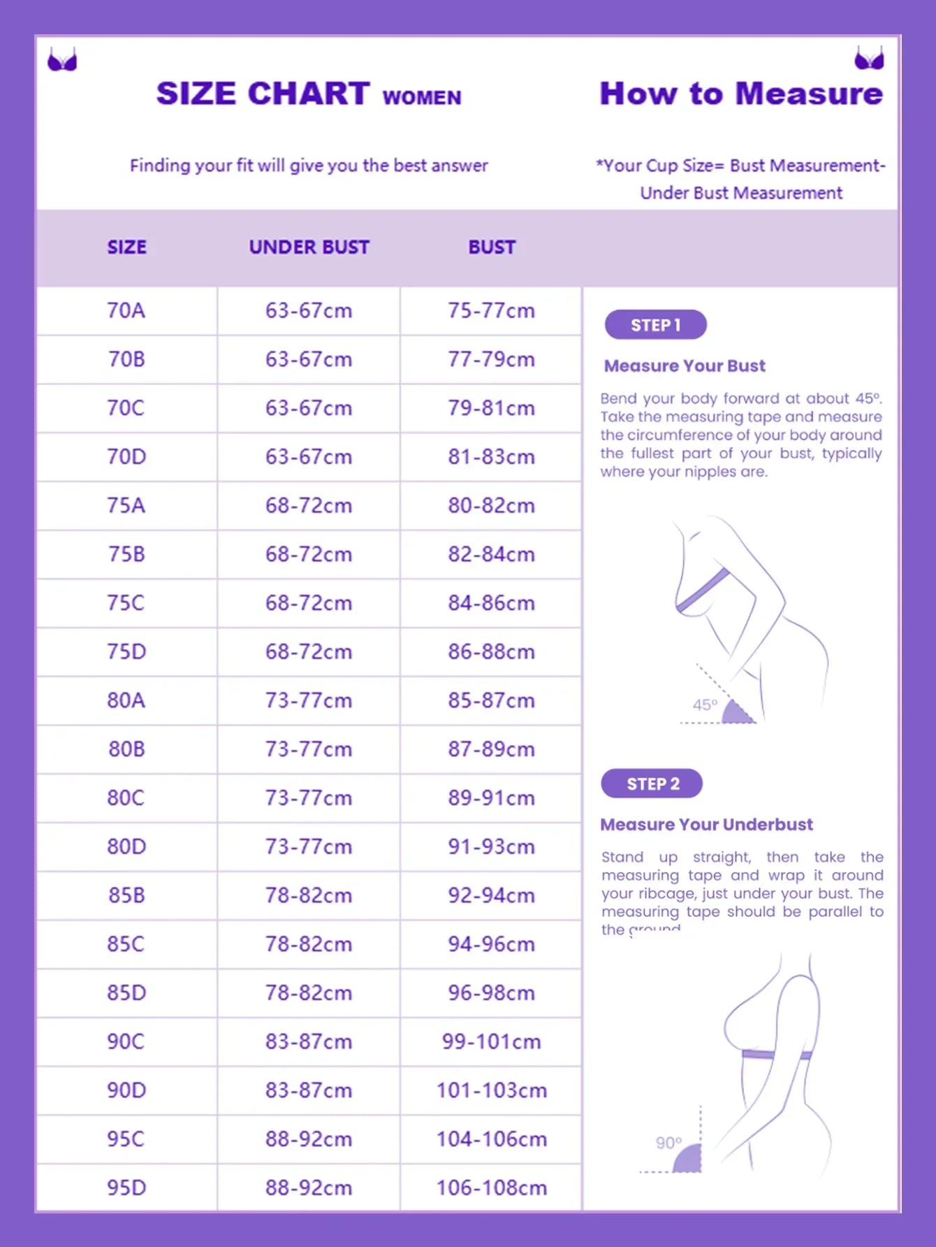 Beautiful Back Bra for Women, Seamless and Smooth, Minimizes Large Bust, Soft Underwire, Gathers and Lifts, Prevents Sagging, Thin Style, Anti-Bump Bra