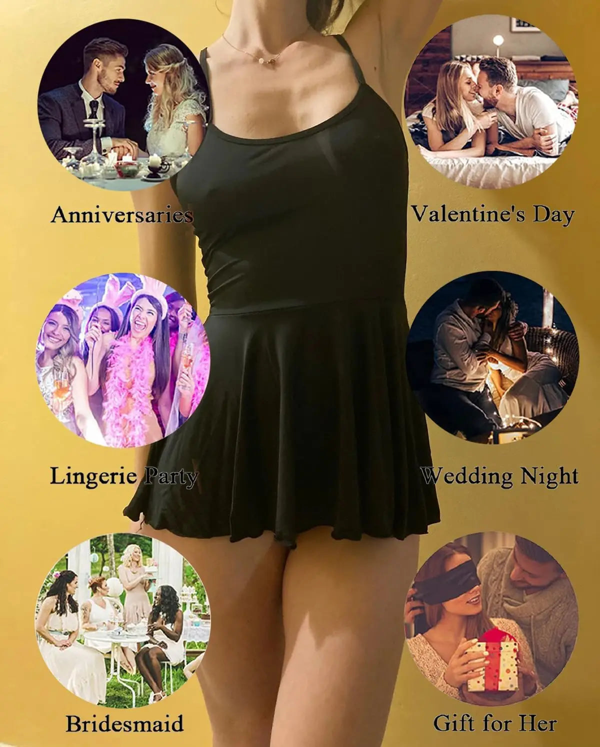 Women Mini Dress Spaghetti Strap Bodycon Cami Dress Sleeveless Pleated Skirt Summer Party Club Short Dress