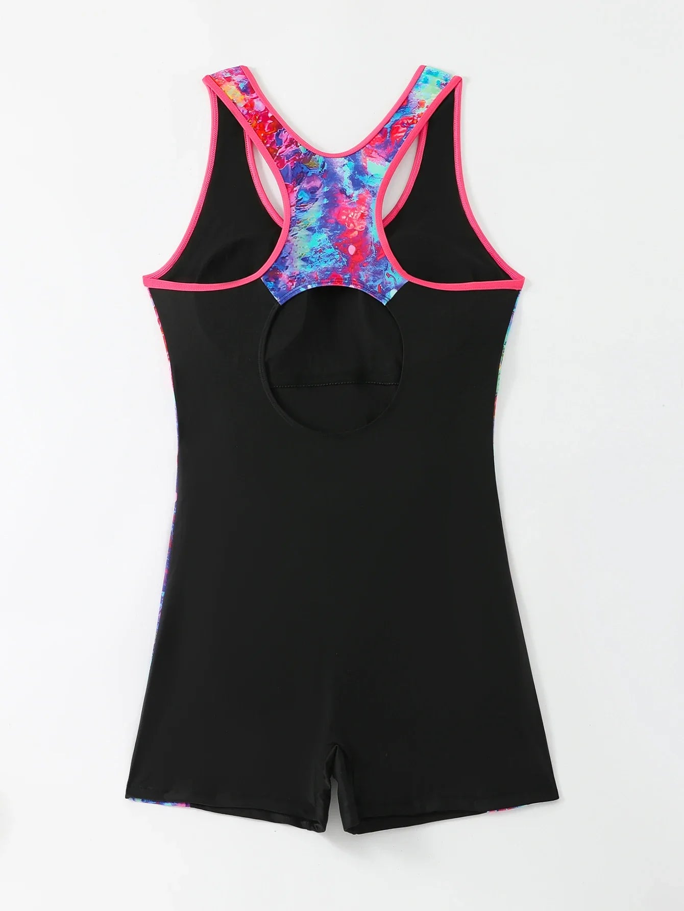 2026 Large Plus Size Swimsuit Women One Piece Slim Sporty Swimwear Female Print Bathers Bathing Swimming Swim Suit Beachwear 4XL