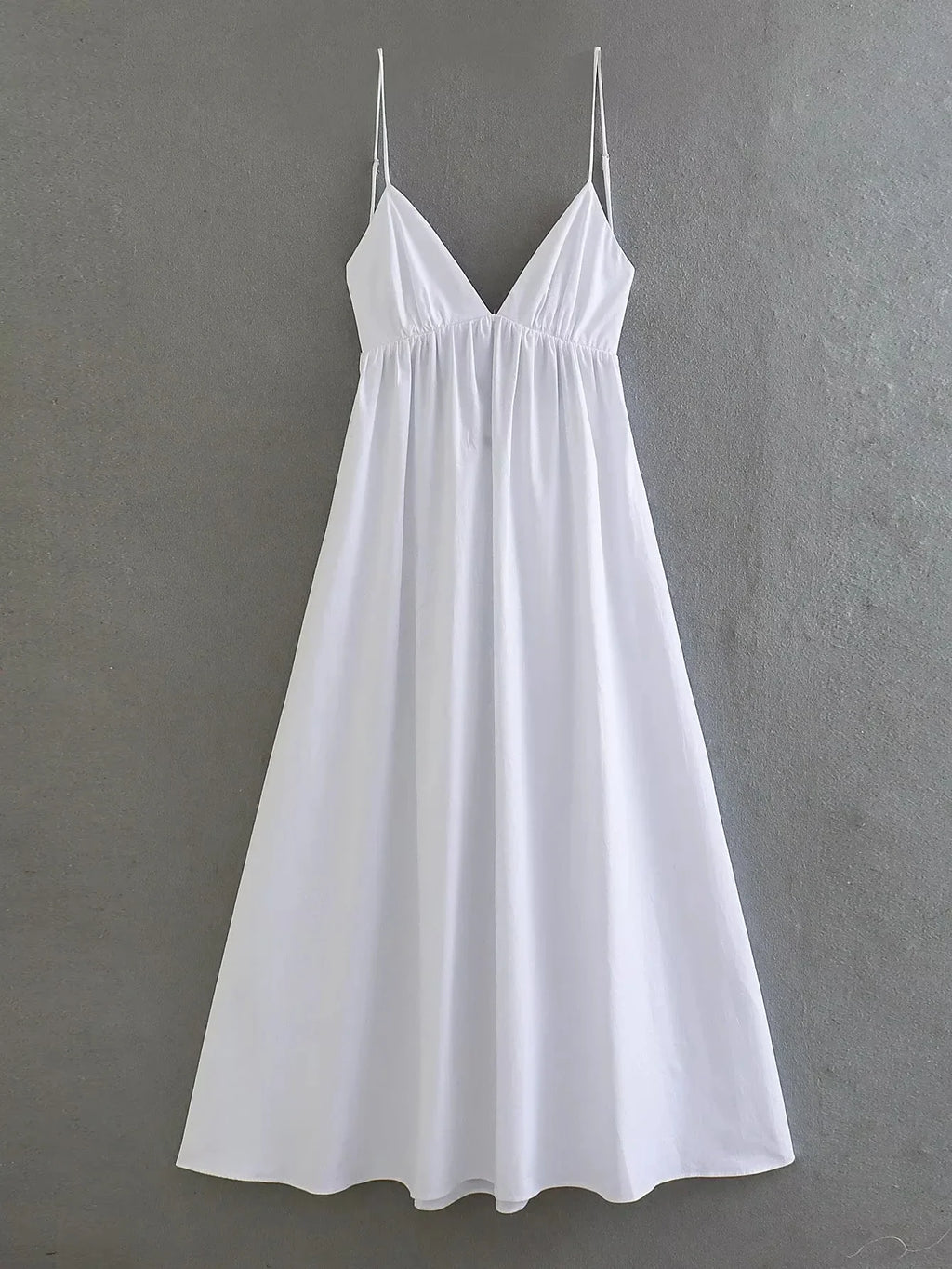 Foridol White Women Sundress Backless Sexy Casual Beach Vestidos Maxi Long A-line Fashion Holiday New Dress
