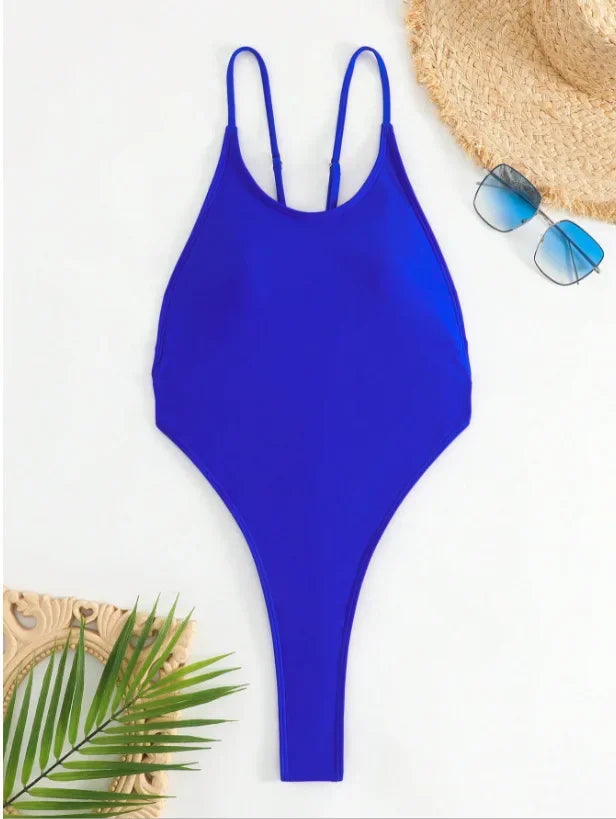 Sexy Extreme G String Mini Micro Thong Women Swimwear One Piece Swimsuit Female Backless Monokini Bather Bathing Suit Swim Lady