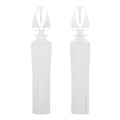 Women Sexy Club Beach Dresses Backless Knitted Dress Sleeveless Halter Hollow Out Bodycon Long Dress Summer