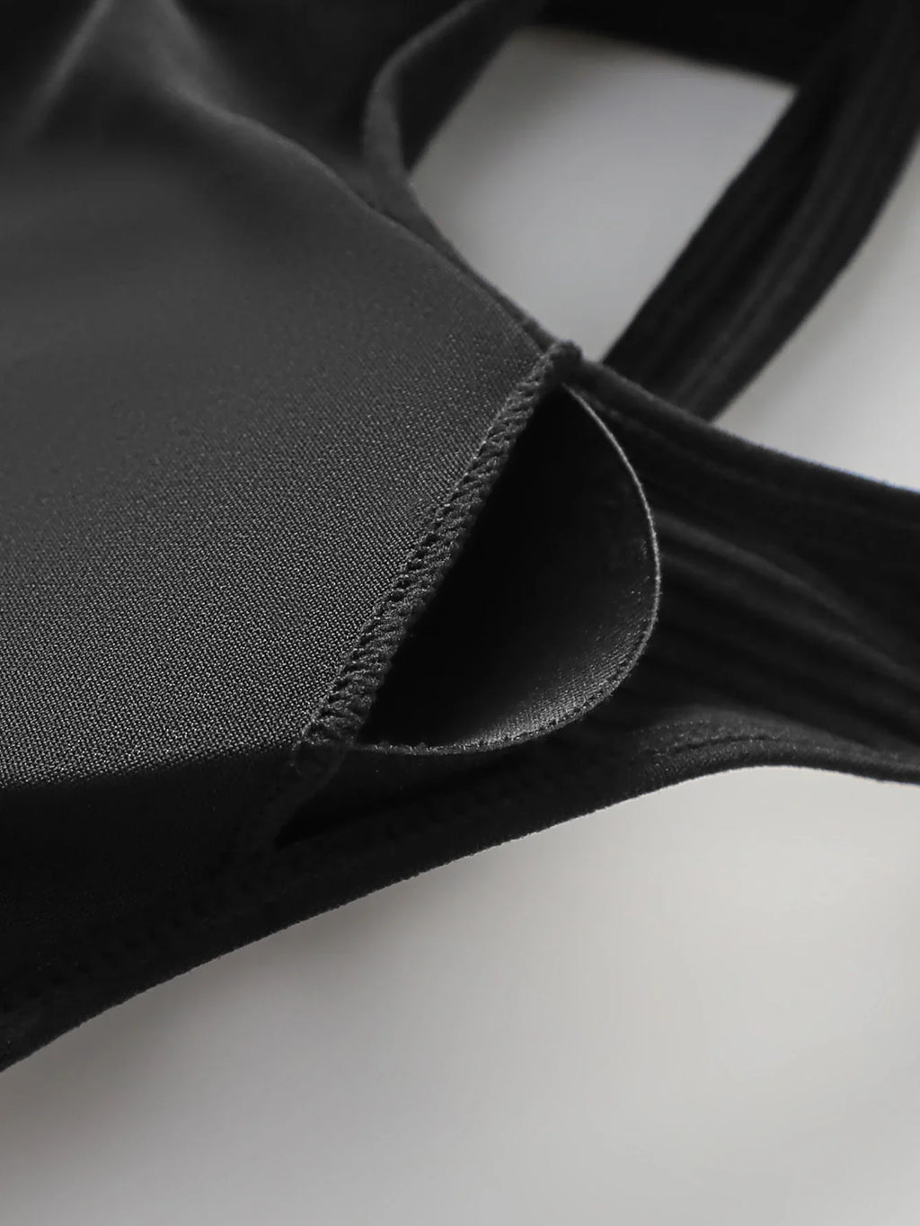 Women's sexy diagonal cross shoulder strap vest bra with gathered cups detachable back buckle shock-absorbing underwear MR3519