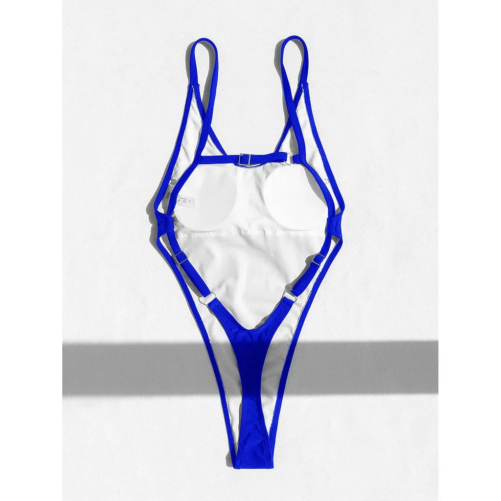 XS - L Backless Monokini Extreme String Mini Micro Thong Women Swimwear One Piece Swimsuit Female Bather Bathing Suit Swim V5820