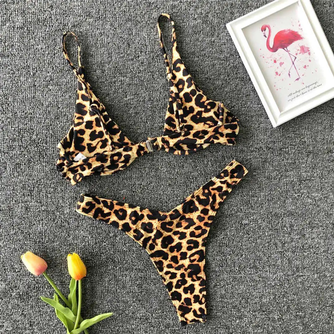S - XL V-bar Underwired Bikini Female Swimsuit Women Swimwear Two-piece V shape Wire Bikini set Bather Bathing Suit Swim V439