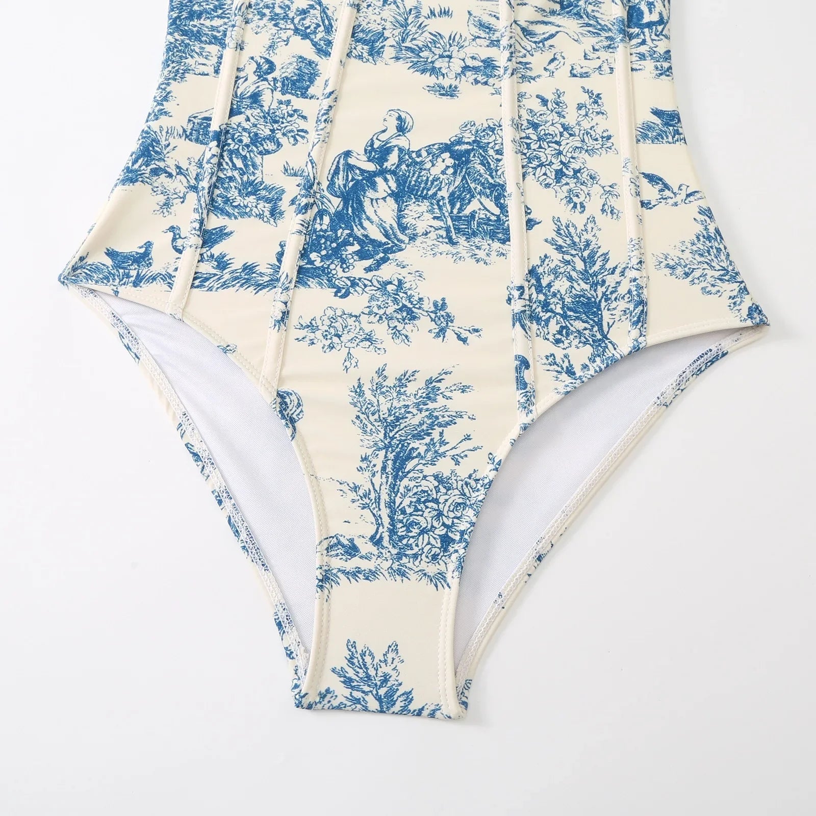 2026 New Arrival Push Up Women Bikini Set Floral Printed Ruffle Bikinis Strappy Bandage Swimwear Brazilian Biquini Bathing Suit