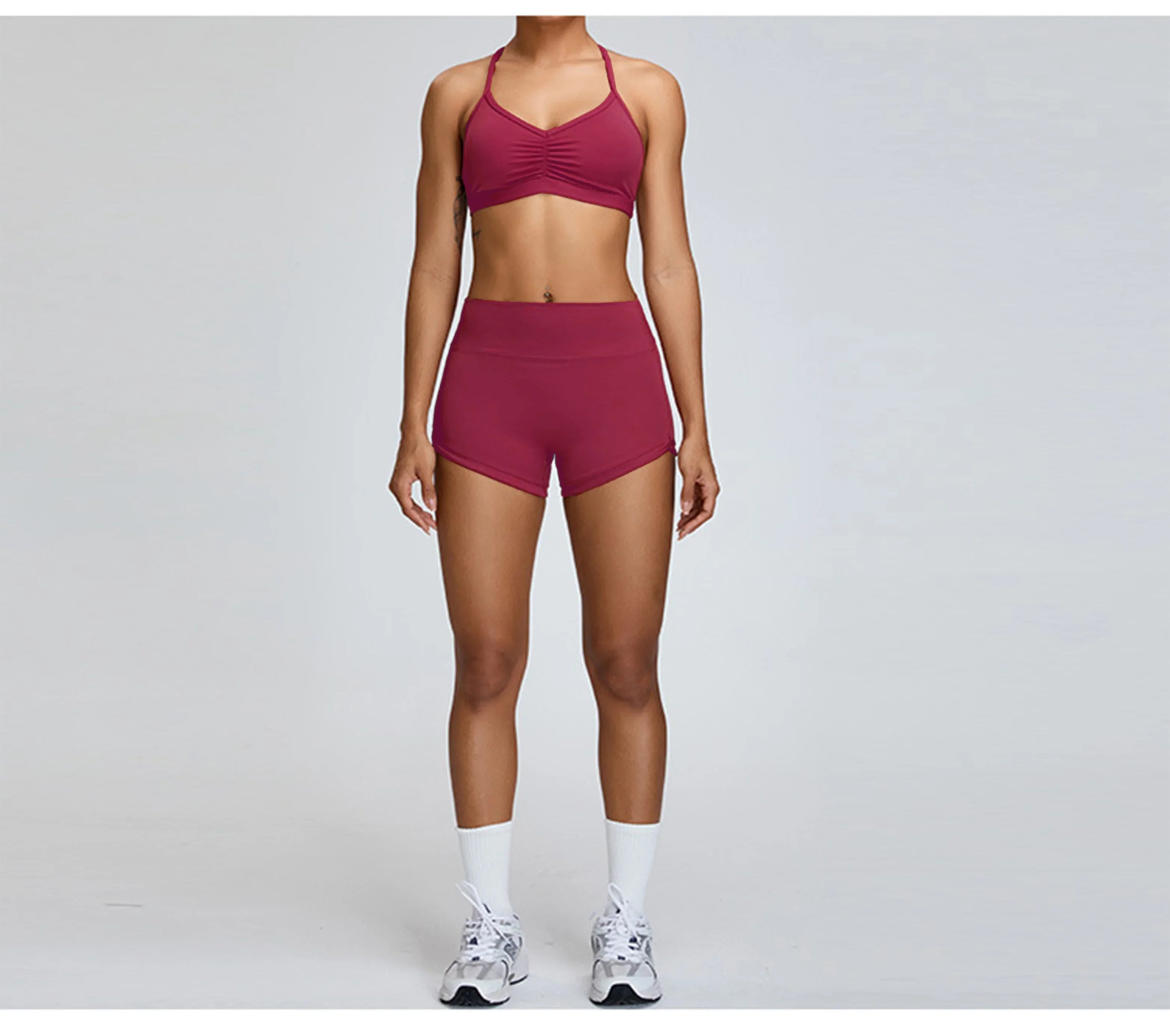 Summer Sexy Scrunch Sports Bra Gym Top Women Running Back Cross Top Sportswear Workout Underwear Fitness Workout Yoga Clothing