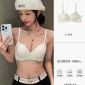 Deep V Knitting Bra Women's Underwear Small Chest Sexy Push Up Lingerie Seamless Bra for Women Bra Thick Bralette 32-38AB