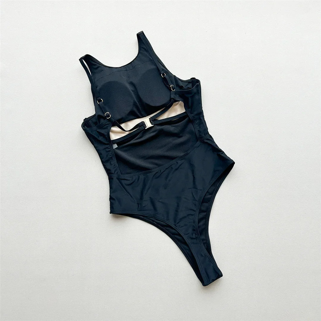 Mesh Sheer Extreme String Mini Micro Thong Women Swimwear One Piece Swimsuit Female Underwired Bather Bathing Suit Swim V7732