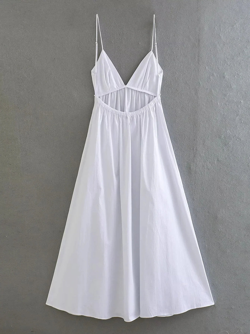 Foridol White Women Sundress Backless Sexy Casual Beach Vestidos Maxi Long A-line Fashion Holiday New Dress