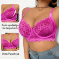 High quality lace plus size underwear Women pretty Lace Lingerie rose bra Large size multi C-D Cup comfortable to wear MR3050