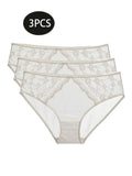 Hip-Hugging Panties, Feminine Butt-Lifting Briefs, Mid-Waist Ultra-Thin Lace Panties, Sexy Hollow-Out Panties