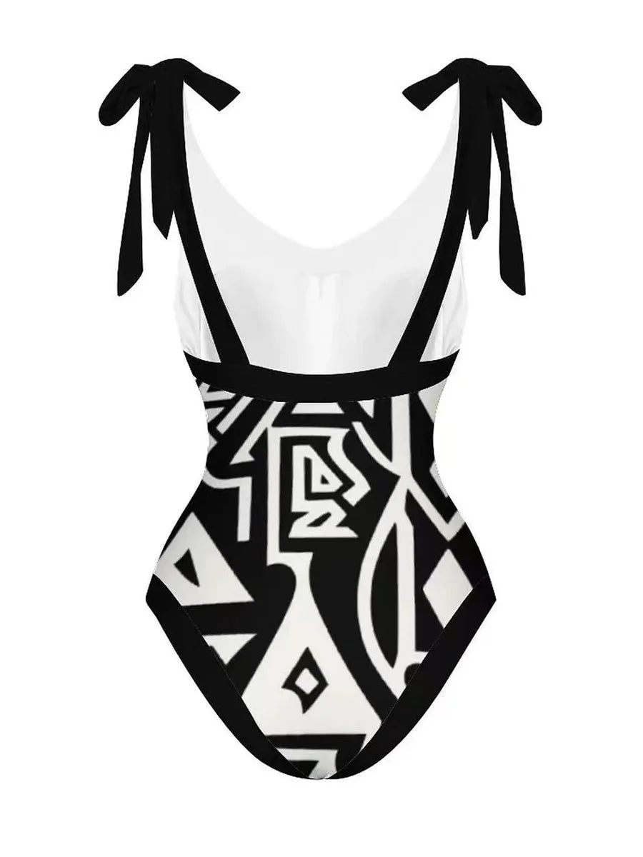 2026 String One Piece Swimsuit & Vent Skirt Padded Sexy Swimwear Women Bathing Suit Female Swimming Summer Beachwear Bodysuit