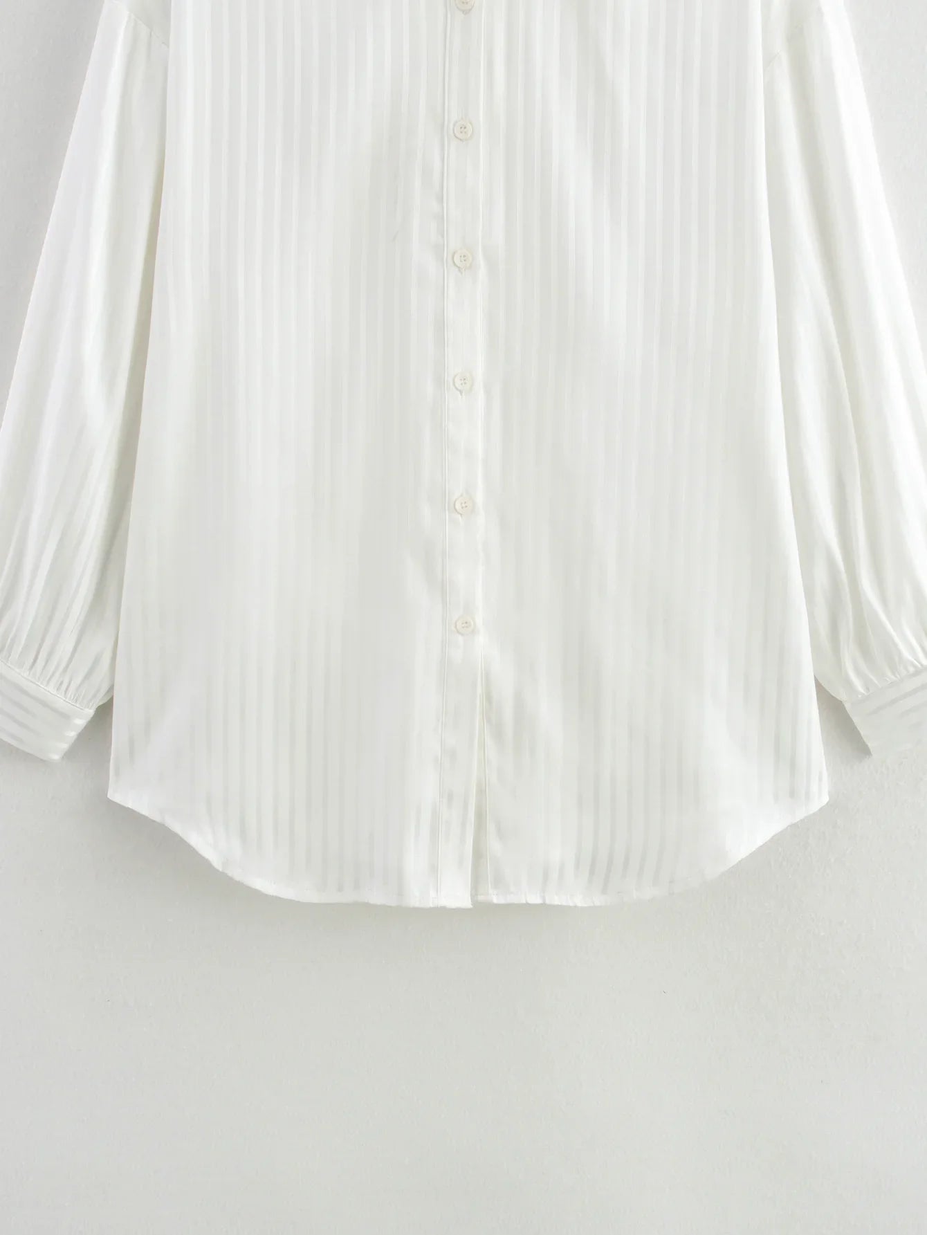 Foridol White Striped Blusas Para Mujer Spring Summer Casual Women Shirt Single Breasted Long Sleeve Loose Shirts Blouses 2025